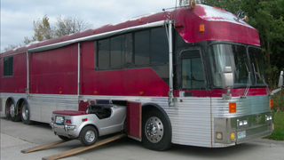 Here's a Bus With a Built-In 1972 Honda Z600 Escape Pod